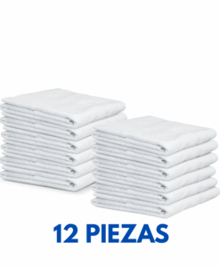 Tapete Toalla  con Recuadro 50cm x 75cm con 300 grms Marca Cottonella (Paquete 12 Piezas)