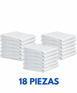 Tapete Toalla con Recuadro 50cm x 75cm con 300 grms Marca Cottonella (Paquete 18 Piezas)