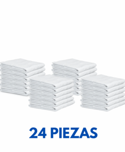 Tapete toalla con Recuadro 50cm x 75cm con 300 grms Marca Cottonella (Paquete 24 Piezas)