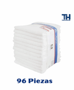 Paquete 96 Toallas de Manos Blanca 70X40 180 grms Marca La Josefina