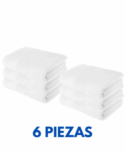Toallas Baño Completo ligera 1.40x70 470 gramos Marca Cottonella (Paquete 6 Piezas)