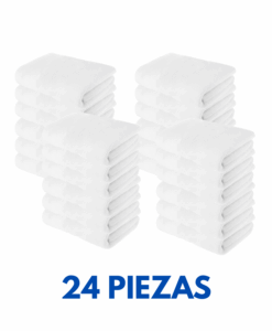 Toallas de Baño Completo ligera 1.40cm x 70cm con 470 gramos Marca Cottonella (Paquete 24 Piezas)