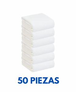 Toallas de Manos 40cm x 70cm con 170 gramos Marca Cottonella  (Paquete 50 Piezas)