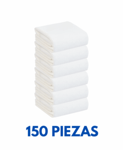 Toallas de Manos 40cm x 70cm con 170 gramos Marca Cottonella  (Paquete 150 Piezas)