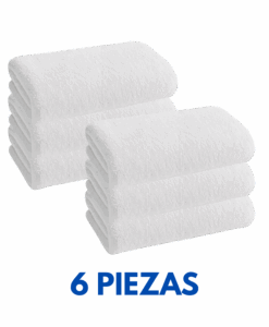 Toallas de Baño Completo 1.40cm × 80cm con 650 gramos Marca Cottonella (Paquete 6 Piezas)