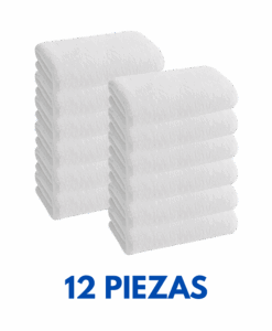 Toallas de Baño Completo 1.40cm × 80cm con 650 gramos Marca Cottonella (Paquete 12 Piezas)