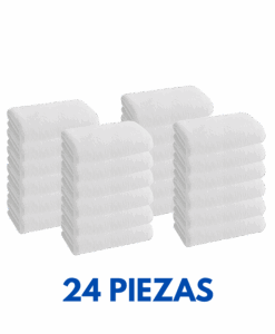 Toallas de Baño Completo 1.40cm × 80cm con 650 gramos Marca Cottonella (Paquete 24 Piezas)