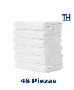 Toalla Baño Completo ligera 1.40x70 470 gramos Marca Cottonella (Paquete 48 Piezas)
