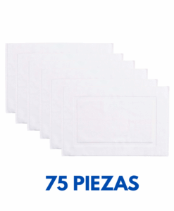 Tapetes Toalla con Recuadro 70cm x 50cm con 300 grms Marca La Josefina (Paquete 100 Piezas)