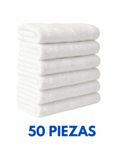 Toalla Hotelera Baño #3 130cm x 70cm peso 530 grms Marca La Josefina (Paquete 50 Piezas)