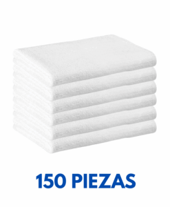 Toalla de Manos Blanca 70cm x 40cm 165 grms Marca La Josefina (150 Piezas)