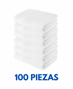 Toallas de Baño Completo ligera 1.40cm x 70com con 470 gramos Marca Cottonella (Paquete 100 Piezas)