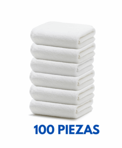 Toalla facial 30x30 de 42 grms marca la Josefina (100 Piezas)