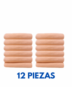 Toallas de Alberca Melon 1.70cm x 90cm  con 750 gramos  Marca Cottonella (Paquete 12 Piezas)