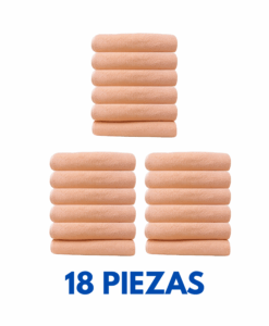 Toallas de Alberca Melon 1.70cm x 90cm  con 750 gramos  Marca Cottonella (Paquete 18 Piezas)