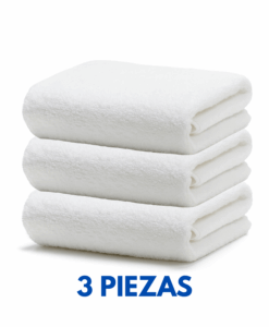 Toalla facial 30x30 de 42 grms marca la Josefina (3 Piezas)